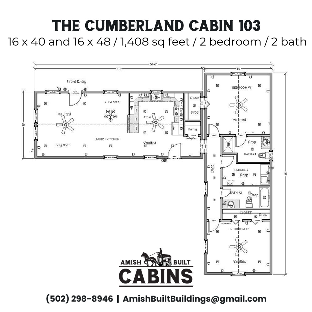 The Cumberland Crossing Cabin - ( NEW JERSEY PRICING )