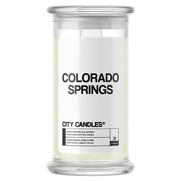 Colorado Springs City Candle