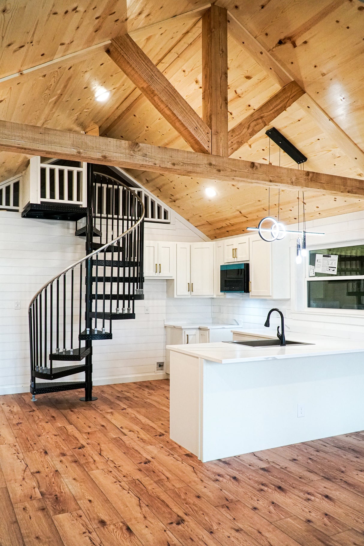 The Stallion Modern Amish Built Cabin