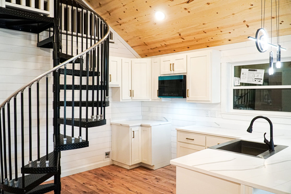 The Stallion Modern Amish Built Cabin