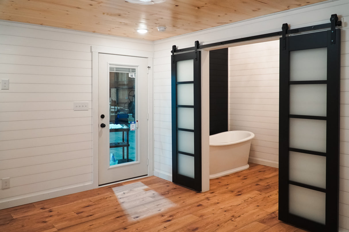 The Stallion Modern Amish Built Cabin