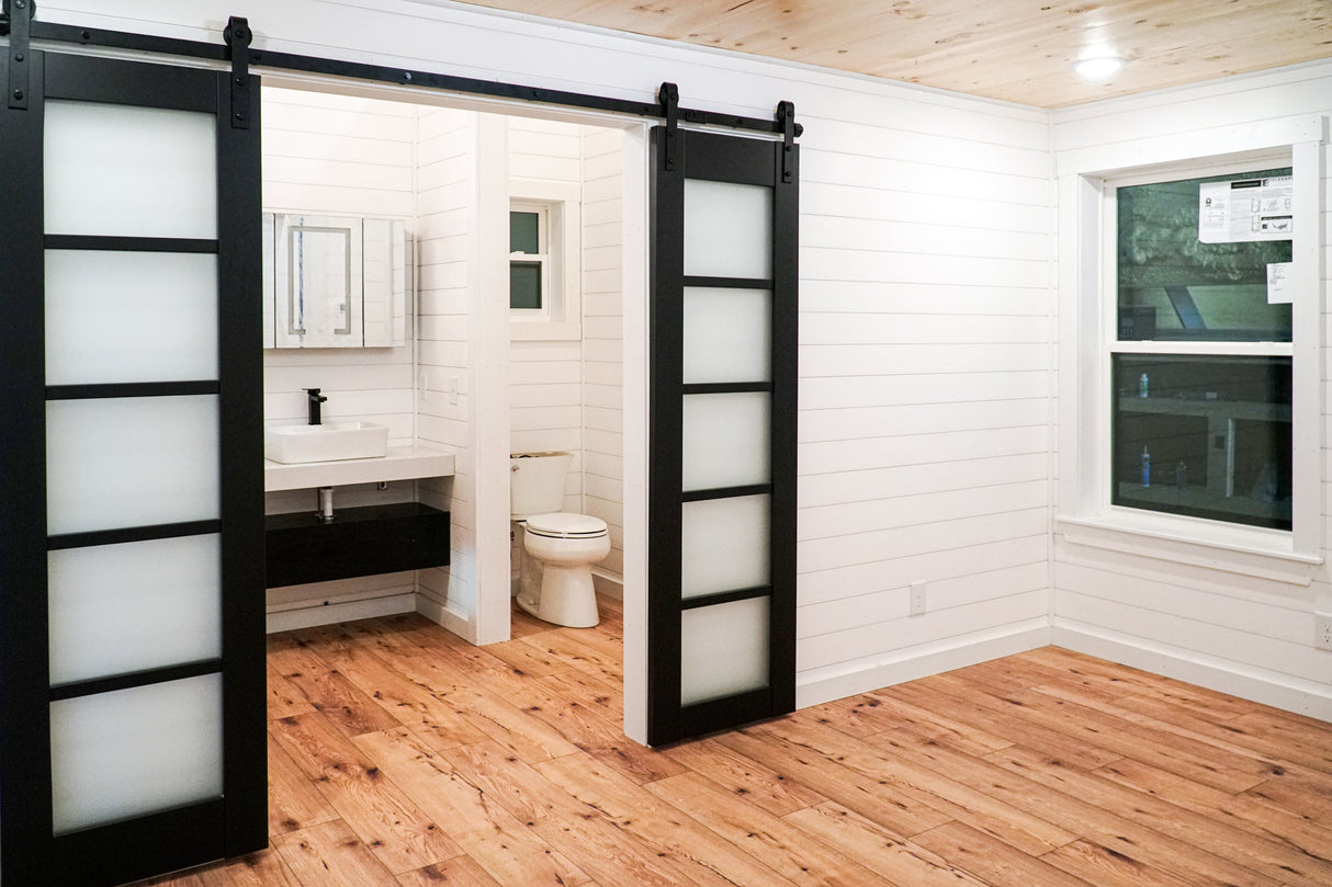 The Stallion Modern Amish Built Cabin