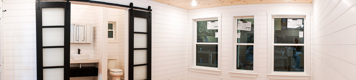 The Stallion Modern Amish Built Cabin