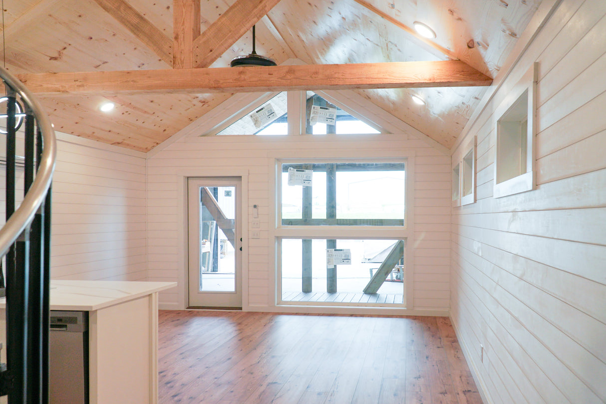 The Stallion Modern Amish Built Cabin