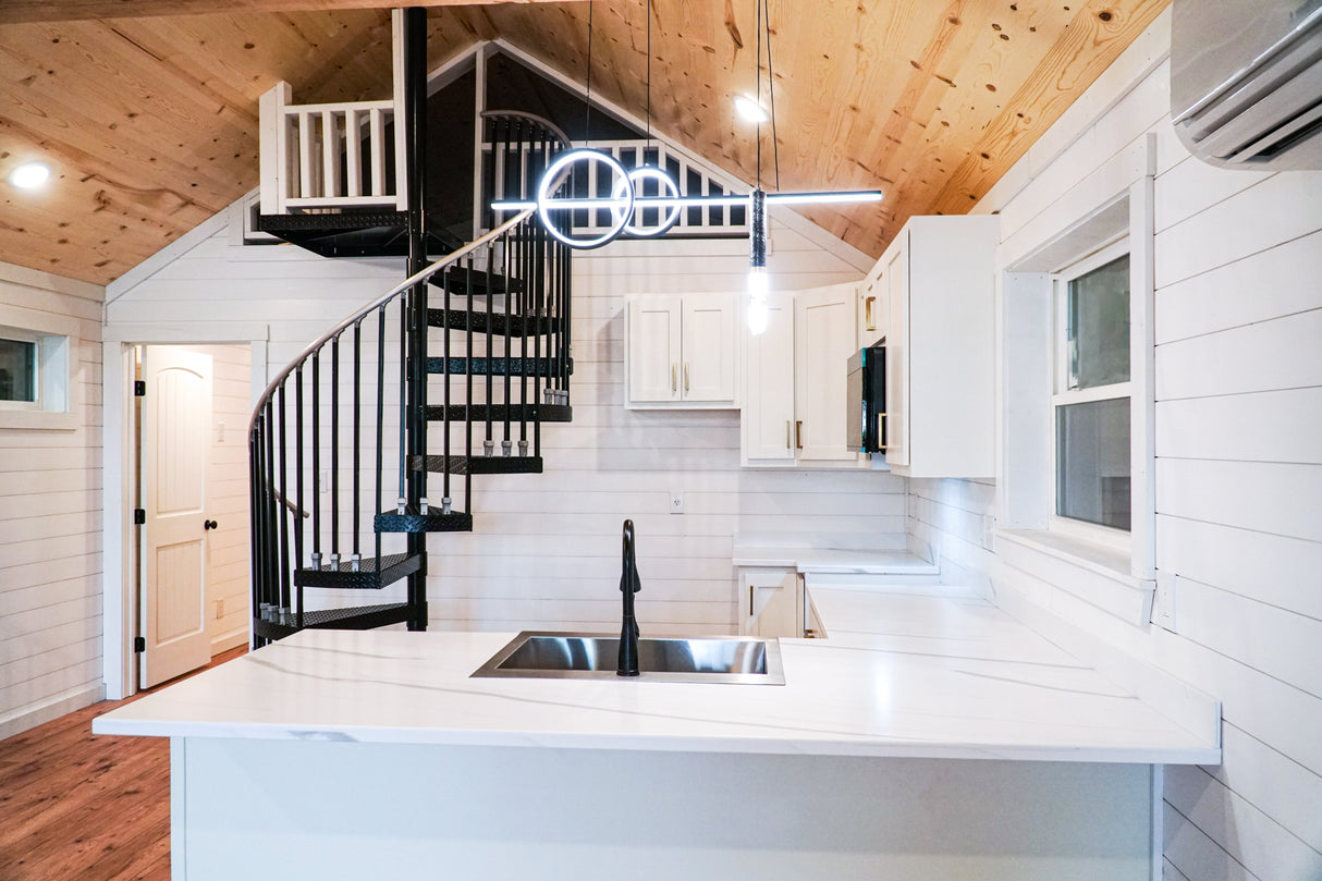 The Stallion Modern Amish Built Cabin