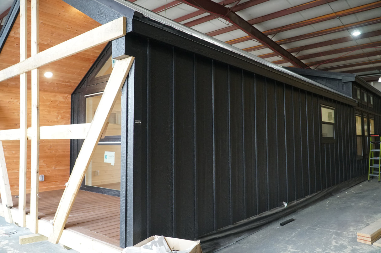 The Stallion Modern Amish Built Cabin