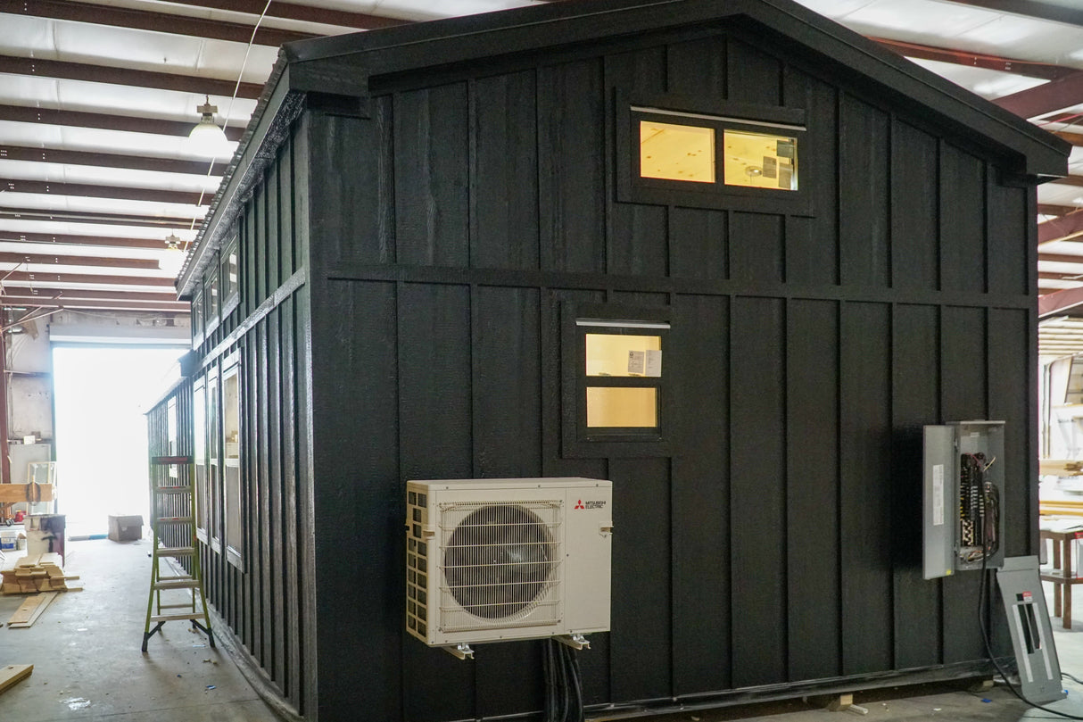 The Stallion Modern Amish Built Cabin