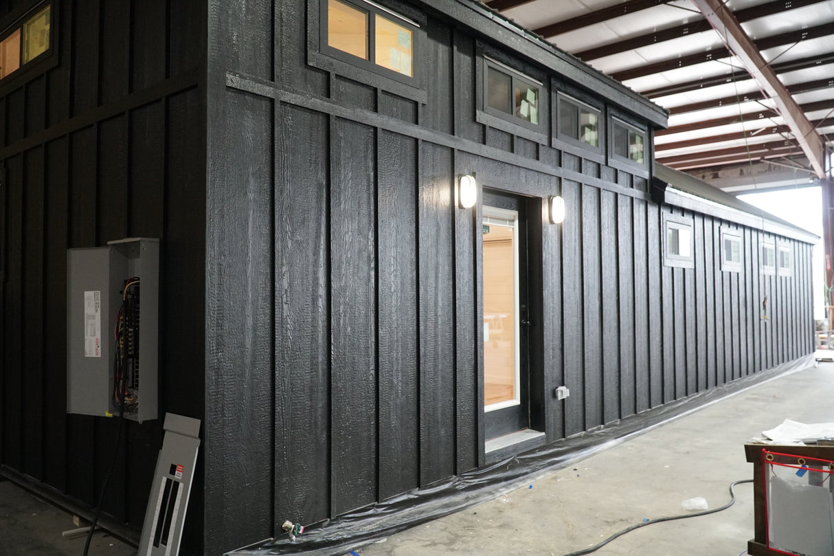 The Stallion Modern Amish Built Cabin