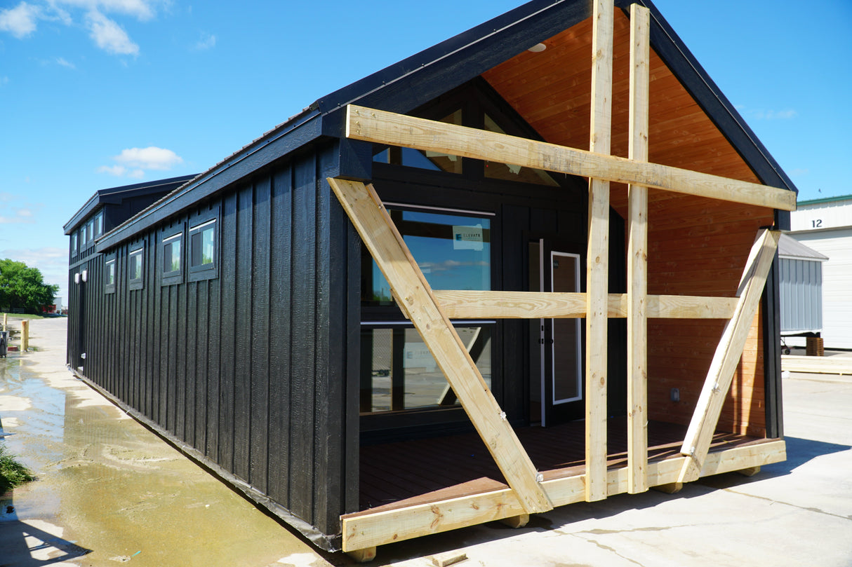 The Stallion Modern Amish Built Cabin