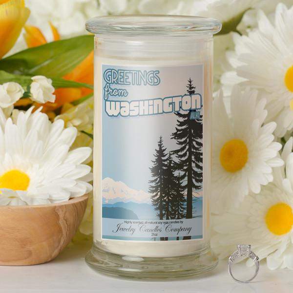 Greetings From Washington - Greetings From Candles-Greetings From Candles-The Official Website of Jewelry Candles - Find Jewelry In Candles!