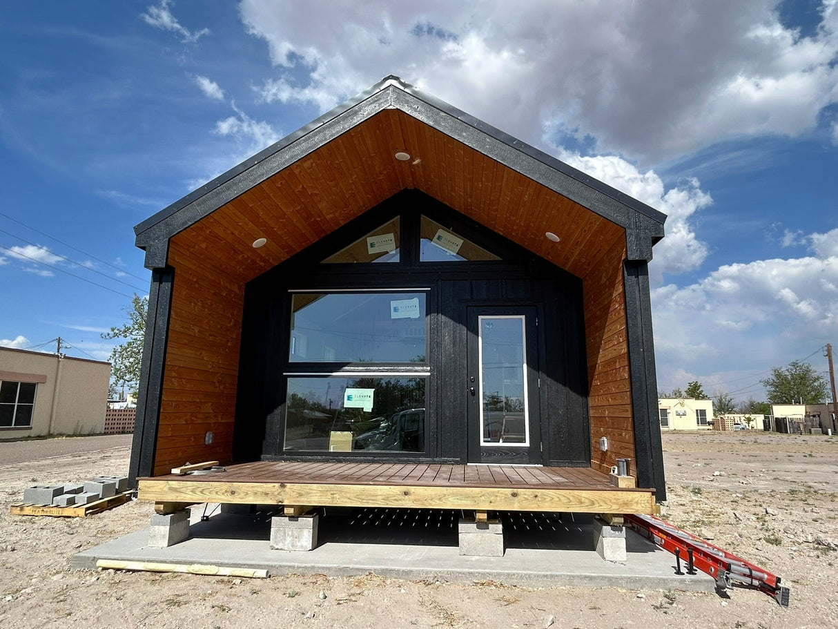 The Stallion Modern Amish Built Cabin