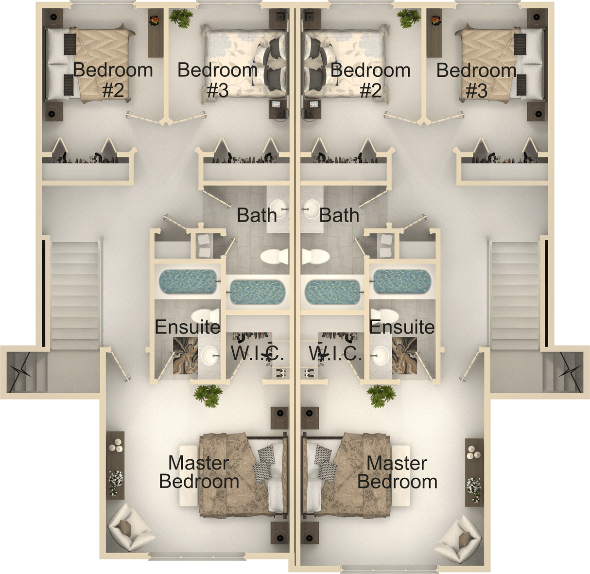 Dual Bliss Duplex House Kit - Duplex Home Kit