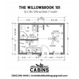 The Willow Brook Cabin ( MAINE PRICING )