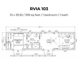 Modern RV Park Model Cottage (RVIA certified) (NEW YORK PRICING)