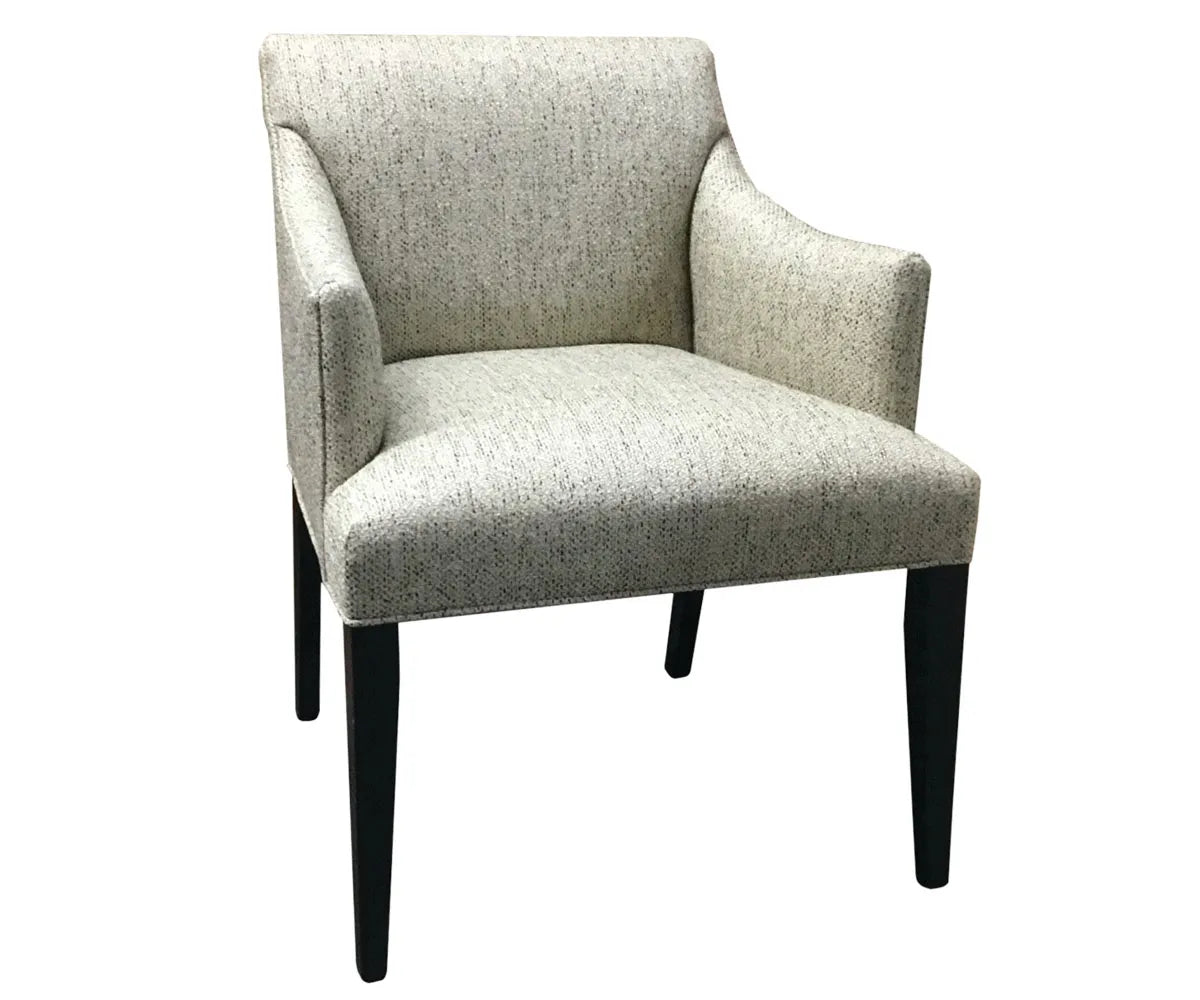 Alcott Low Back Straight Top Upholstered Arm Chair