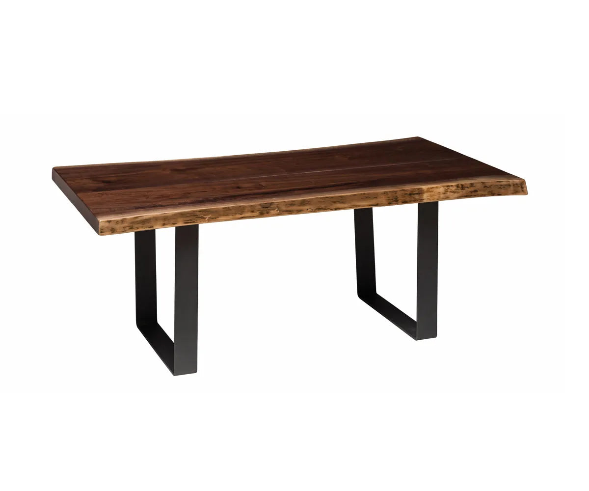 Live Edge U Base Coffee Table