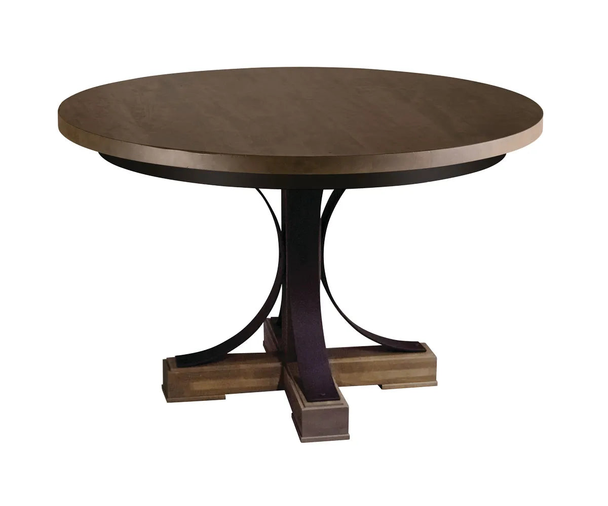 Studio Round Dining Table with Pedestal Base