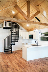 The Stallion Modern Amish Built Cabin