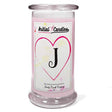 Letter J Initial Candles-Initial Candles-The Official Website of Jewelry Candles - Find Jewelry In Candles!