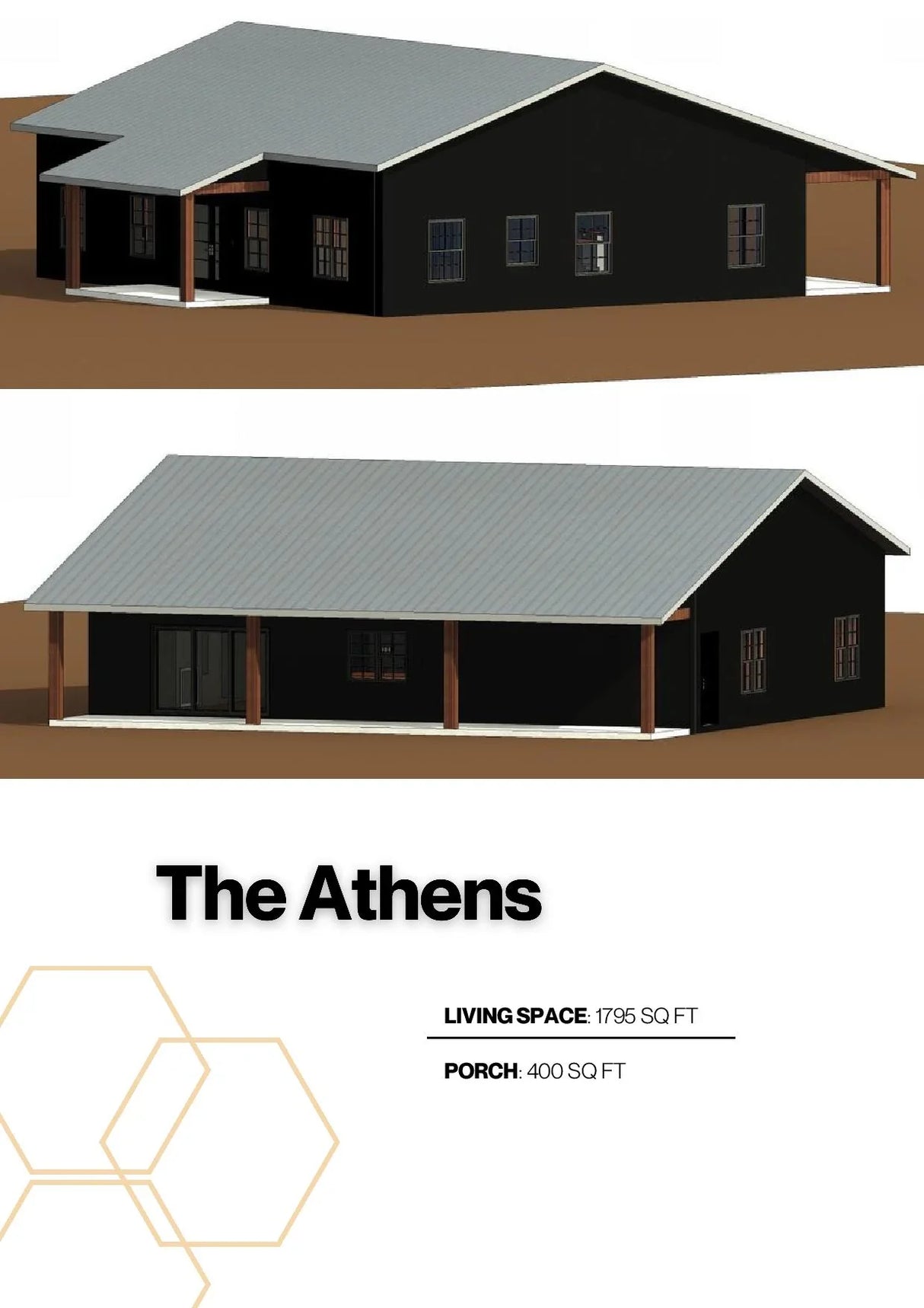 The Athens Barndominium House Kit