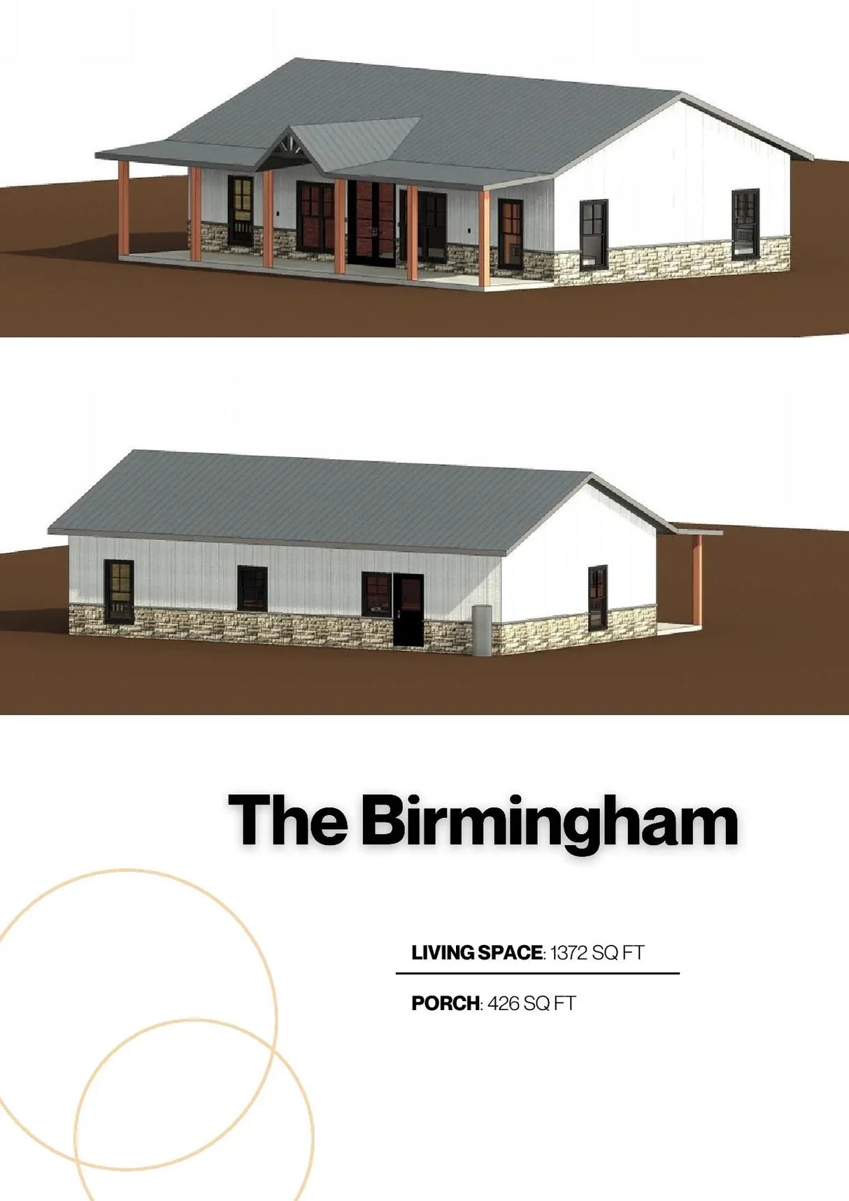 The Birmingham Barndominium House Kit