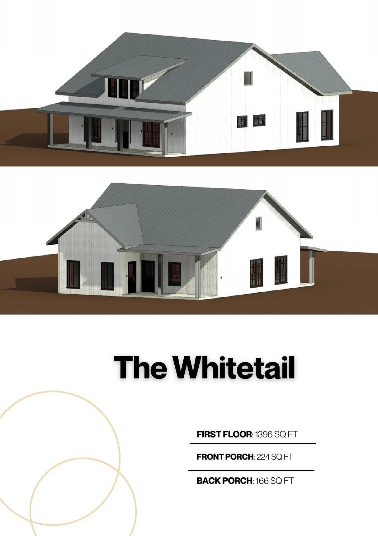 The Whitetail Barndominium House Kit