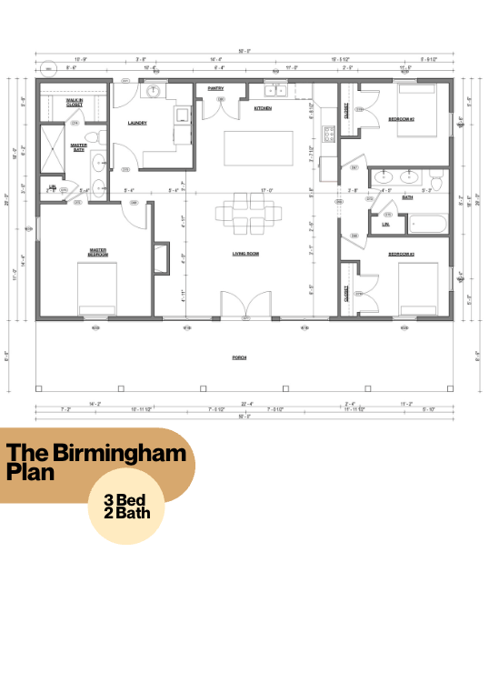 The Birmingham Barndominium House Kit