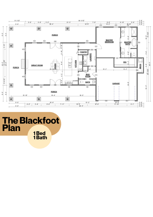 The Blackfoot Barndominium House Kit