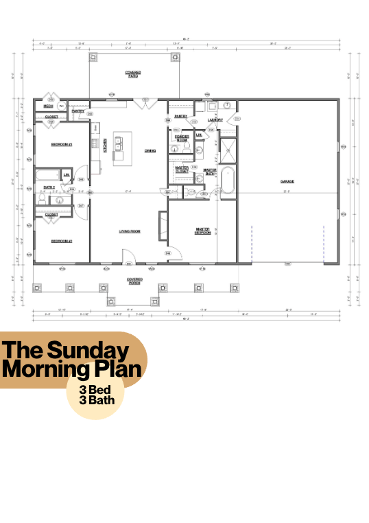 The Sunday Morning Barndominium House Kit